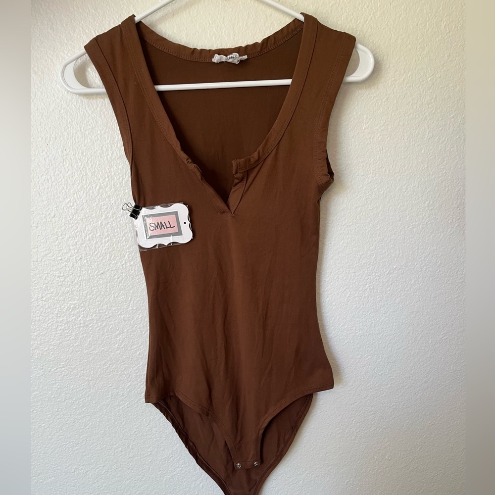 Brown Bodysuit